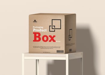 Free Packaging Product Box Mockup