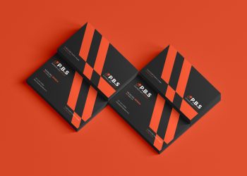 Free Premium Business Card Mockup