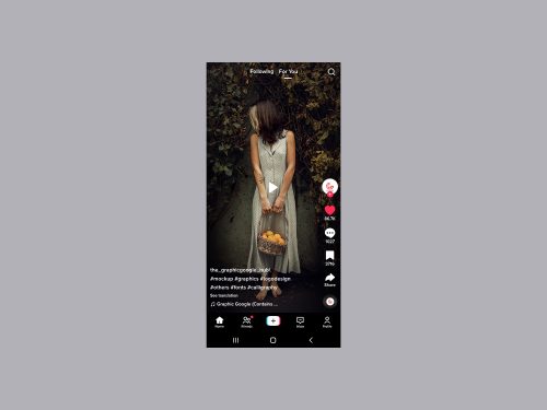 Free Premium Tiktok Mockup