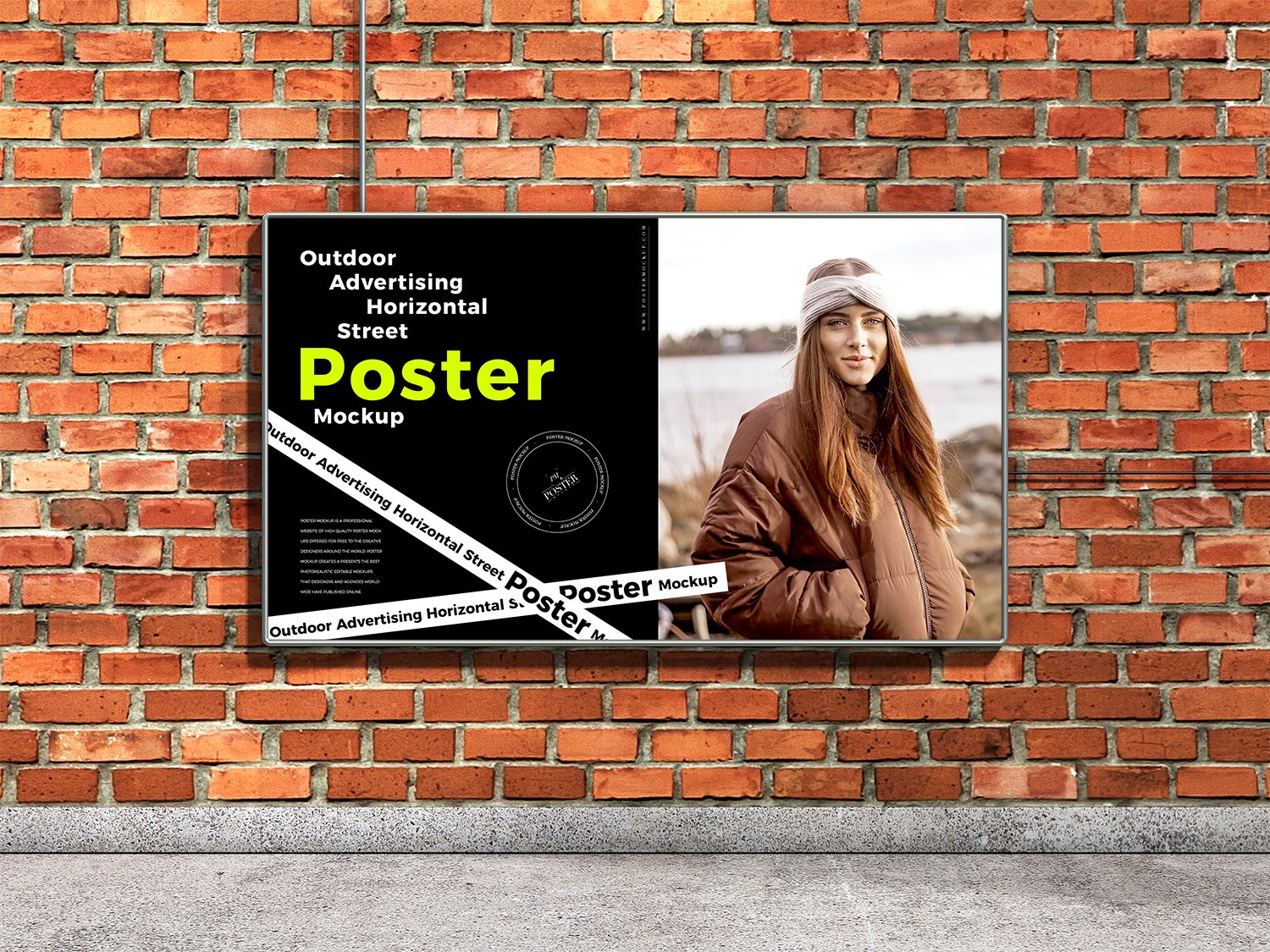 Free Street Poster Mockup