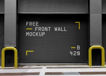 Front Wall Free Mockup