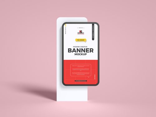 Modern Creative Banner Free Mockup