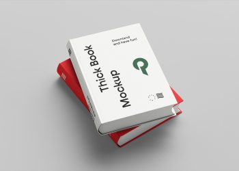 Two Books Free Mockup