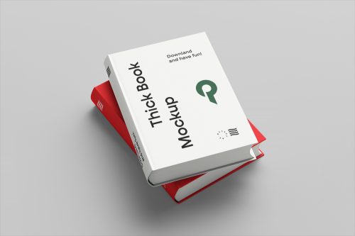 Two Books Free Mockup