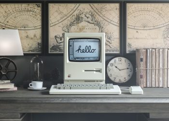 1984 Apple Macintosh Mockup