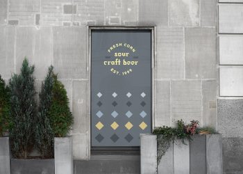 Bar Window Free Mockup