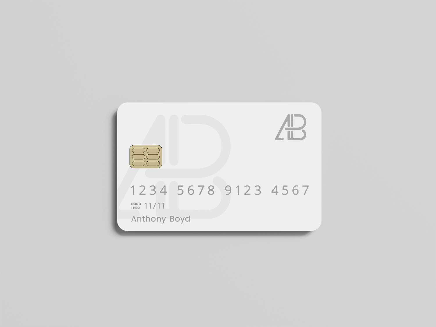 Credit Card Free Mockup