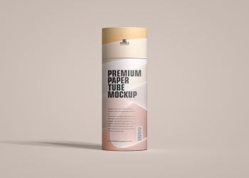 Free Paper Tube Mockup