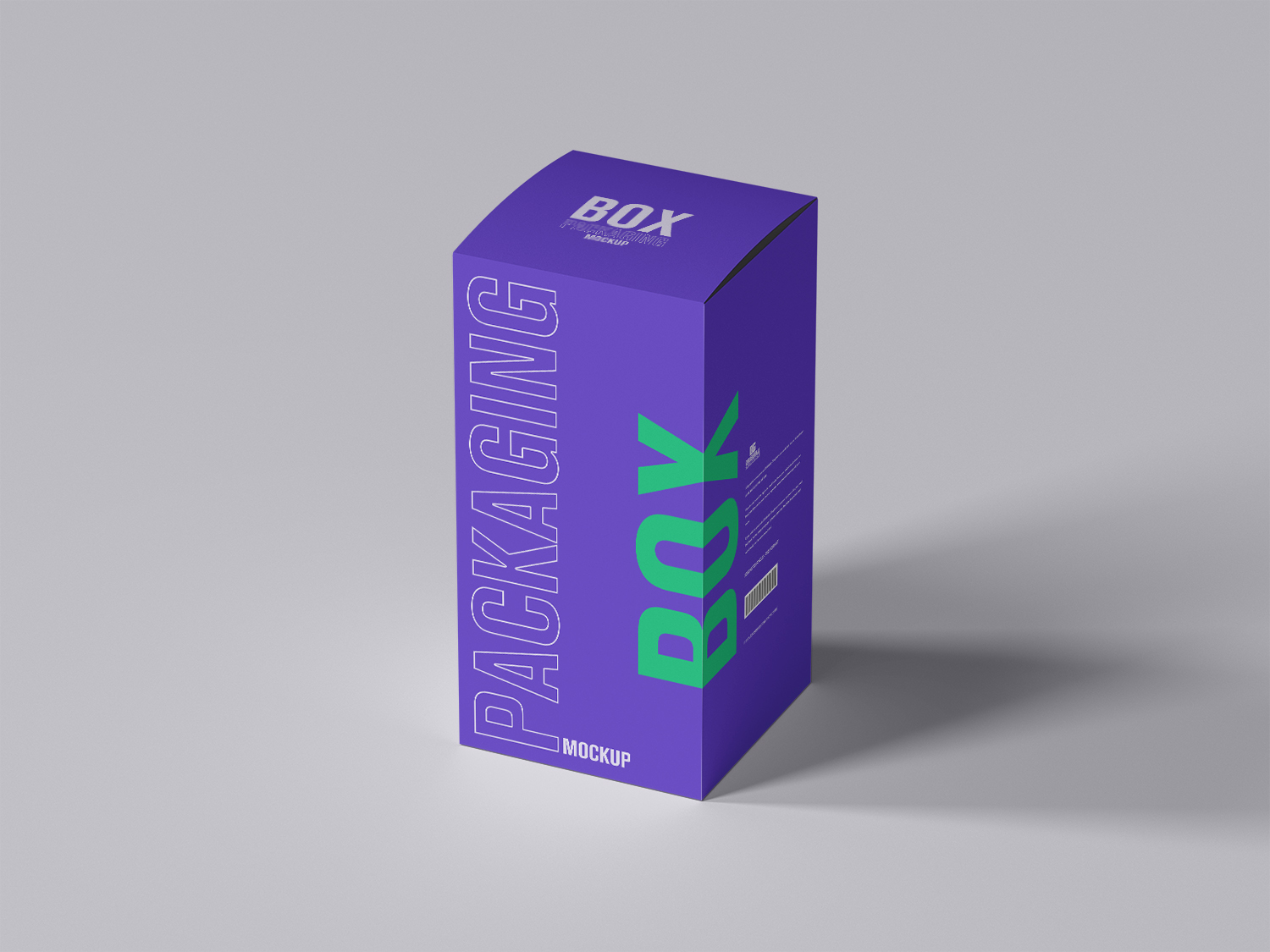 Free Product Packaging Box Mockup