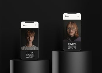 Free Smartphone 3D Device UI-UX Mockup
