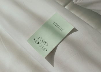 Hotel Room Card Mockup