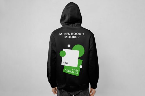 Men’s Hoodie Free Mockup