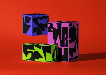 Packaging Brand Boxes Mockup Set