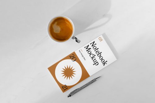Paper Notebook Free Mockup
