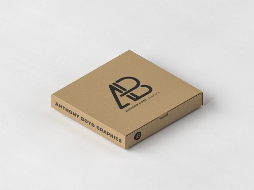Pizza Box Packaging Free Mockup