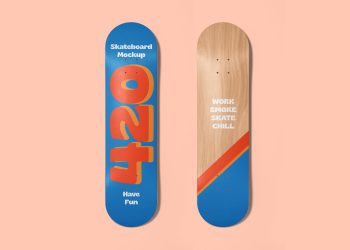 Skateboard Free Mockup