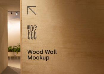 Wood Wall Free Mockup