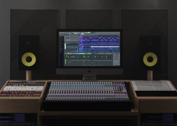 iMac Pro in Music Studio Free Mockup