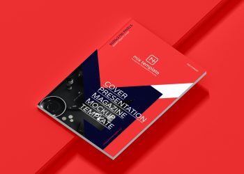 Cover Presentation Magazine Free Mockup