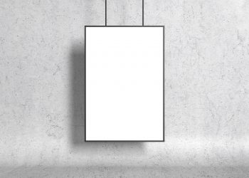 Hanging Poster Free Mockup