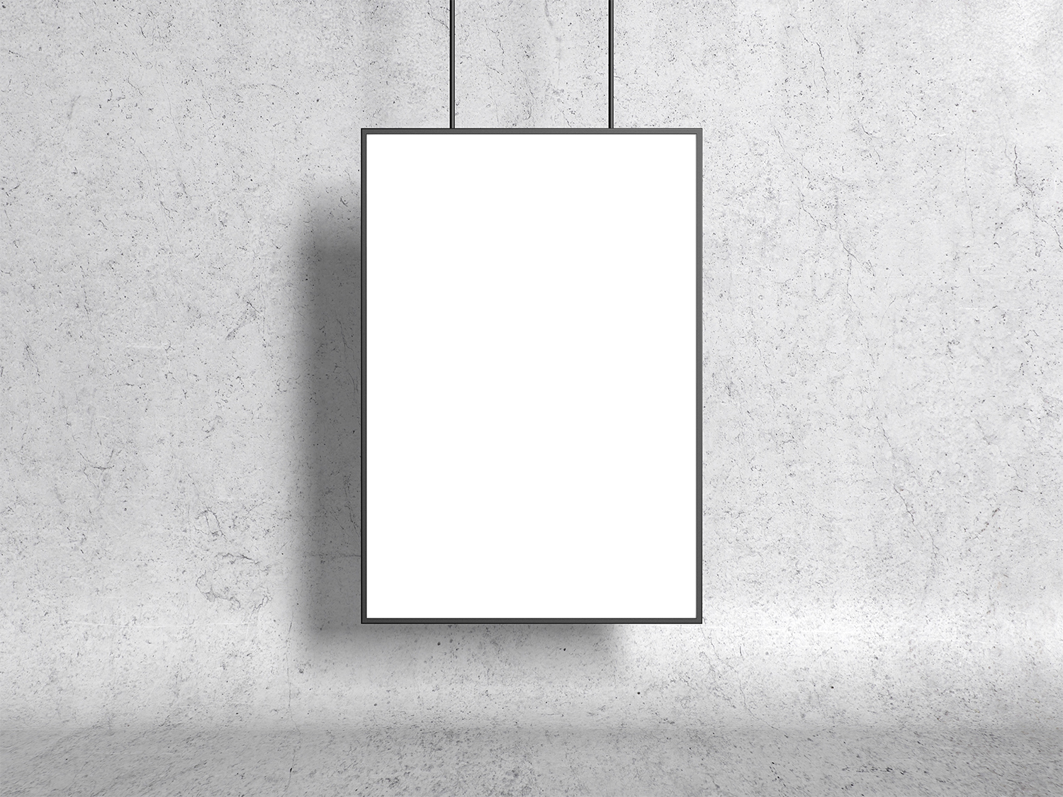 Hanging Poster Free Mockup