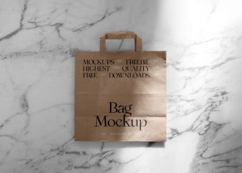 Paper Shopping Bag Free Mockup