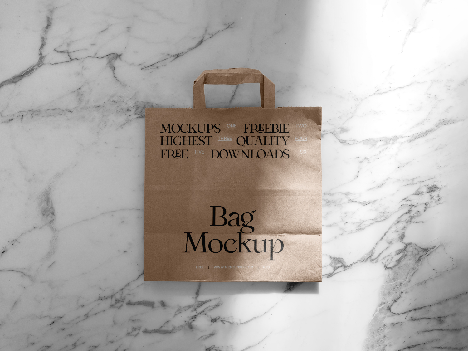 Paper Shopping Bag Free Mockup