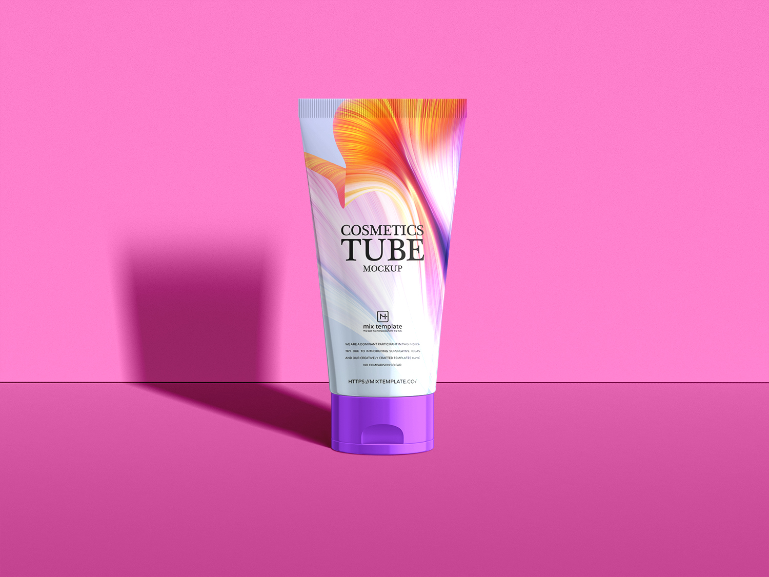 Stand Up Cosmetics Tube Free Mockup