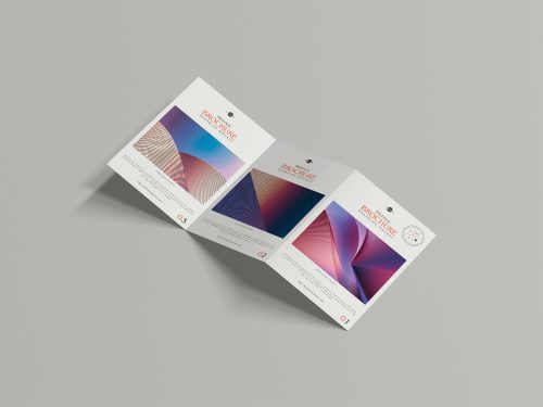 Tri-Fold Brochure Free Mockup