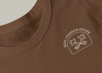 Vintage T-Shirt Logo Free Mockup