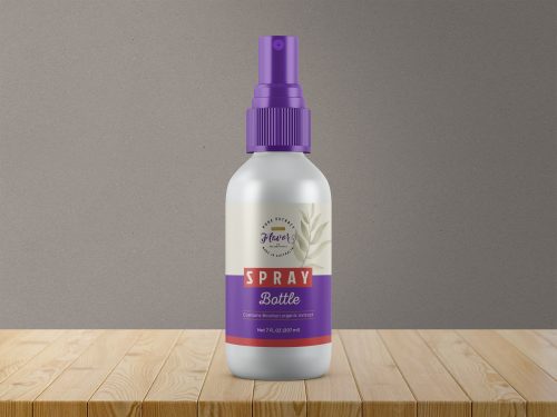 Cosmetic Plastic Spray Bottle Free Mockup