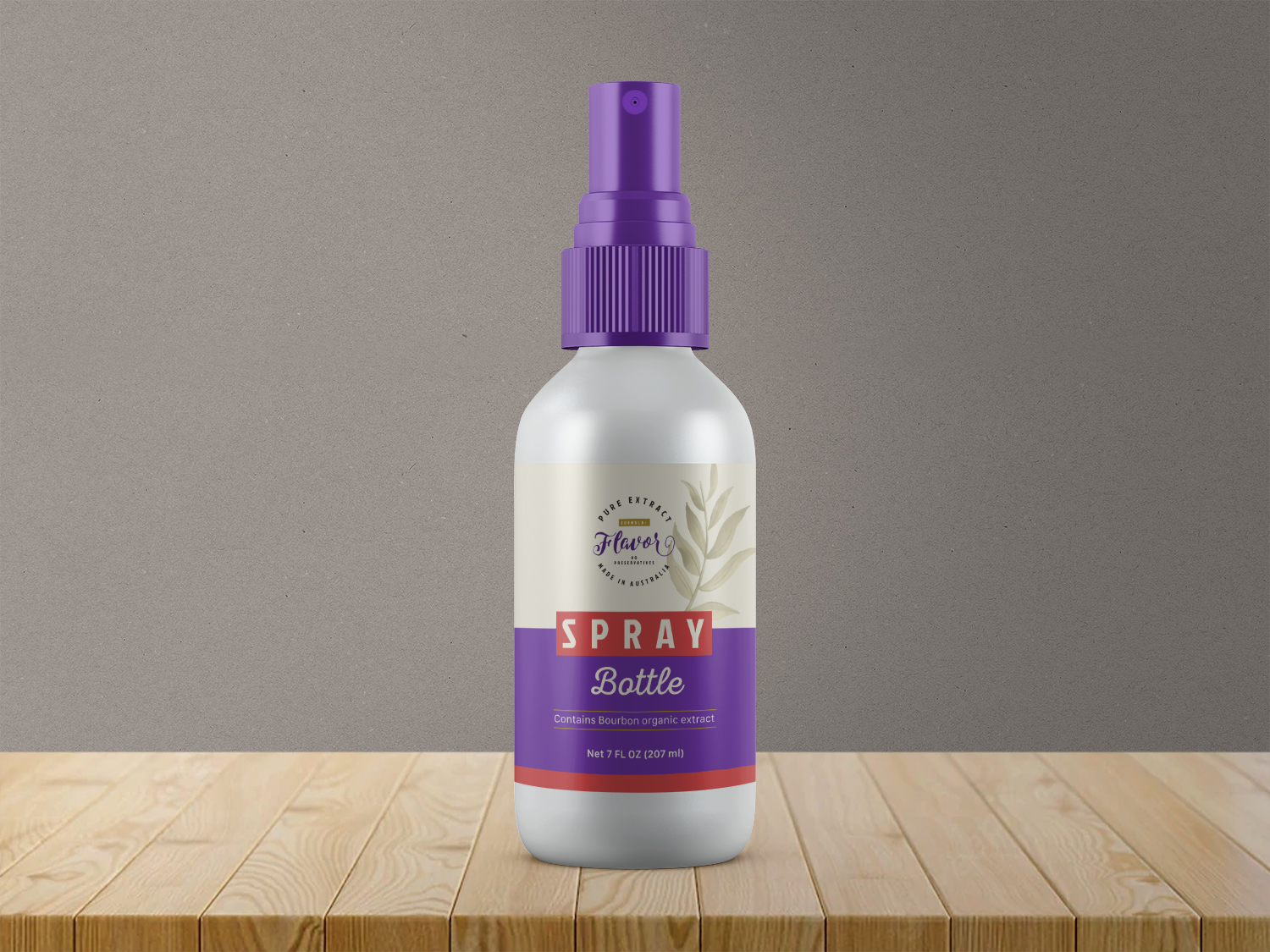 Cosmetic Plastic Spray Bottle Free Mockup