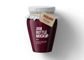 Jar of Jam Free Mockup