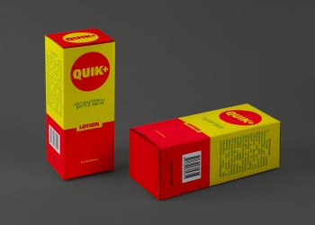 Packaging Box Free Mockup