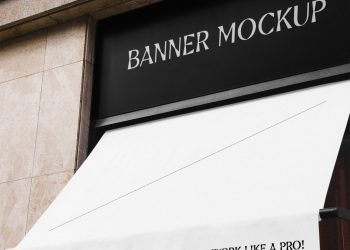 Restaurant Banner & Sun Visor Free Mockup