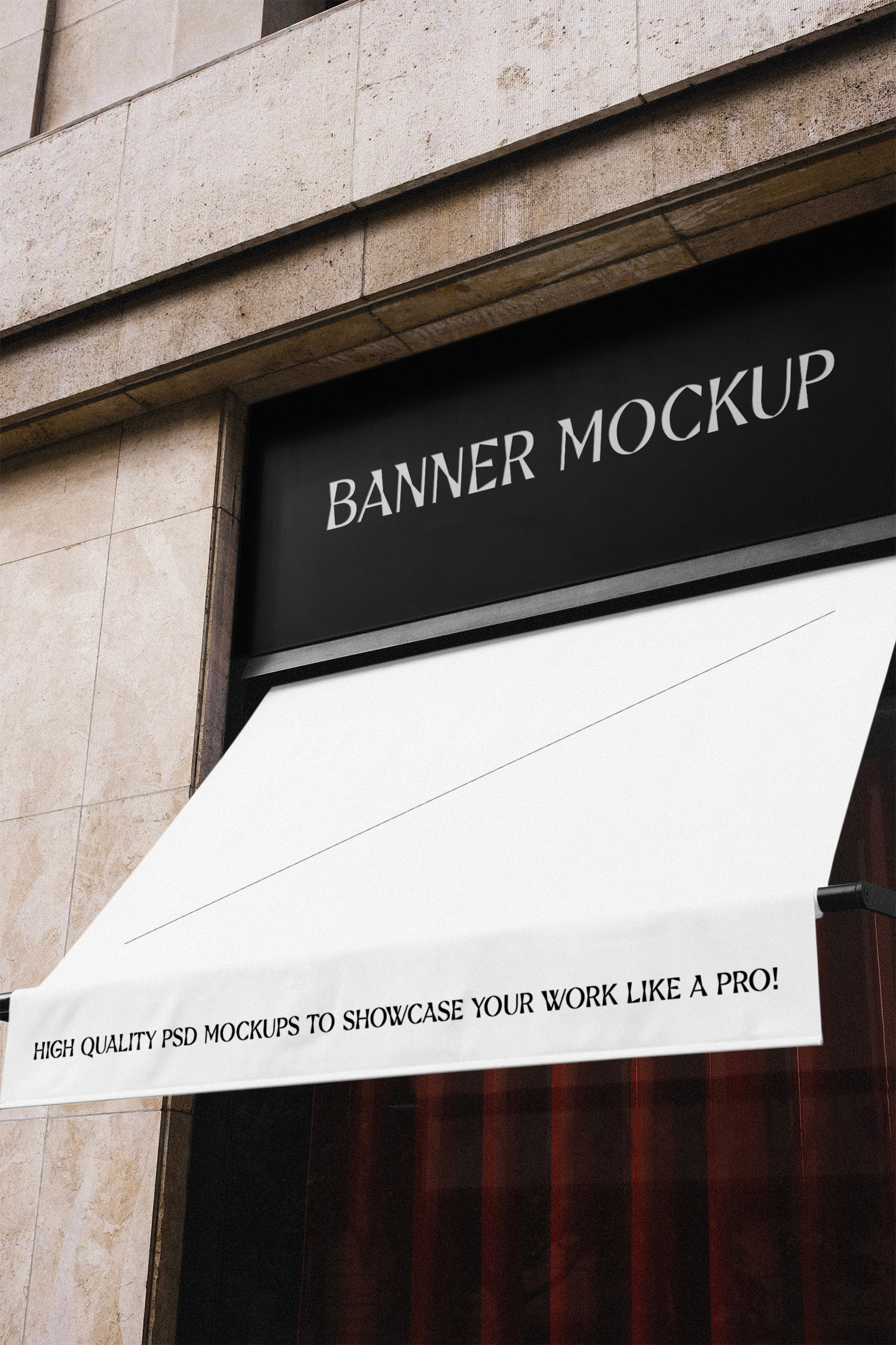 Restaurant Banner & Sun Visor Free Mockup