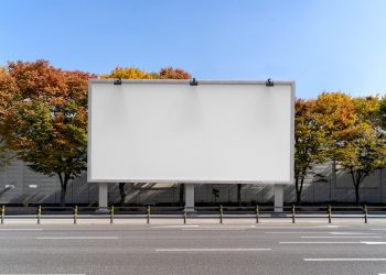 Roadside City Billboard Free Mockup