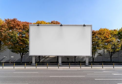 Roadside City Billboard Free Mockup