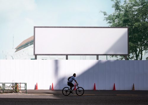 Roadside City Billboard Free Mockup