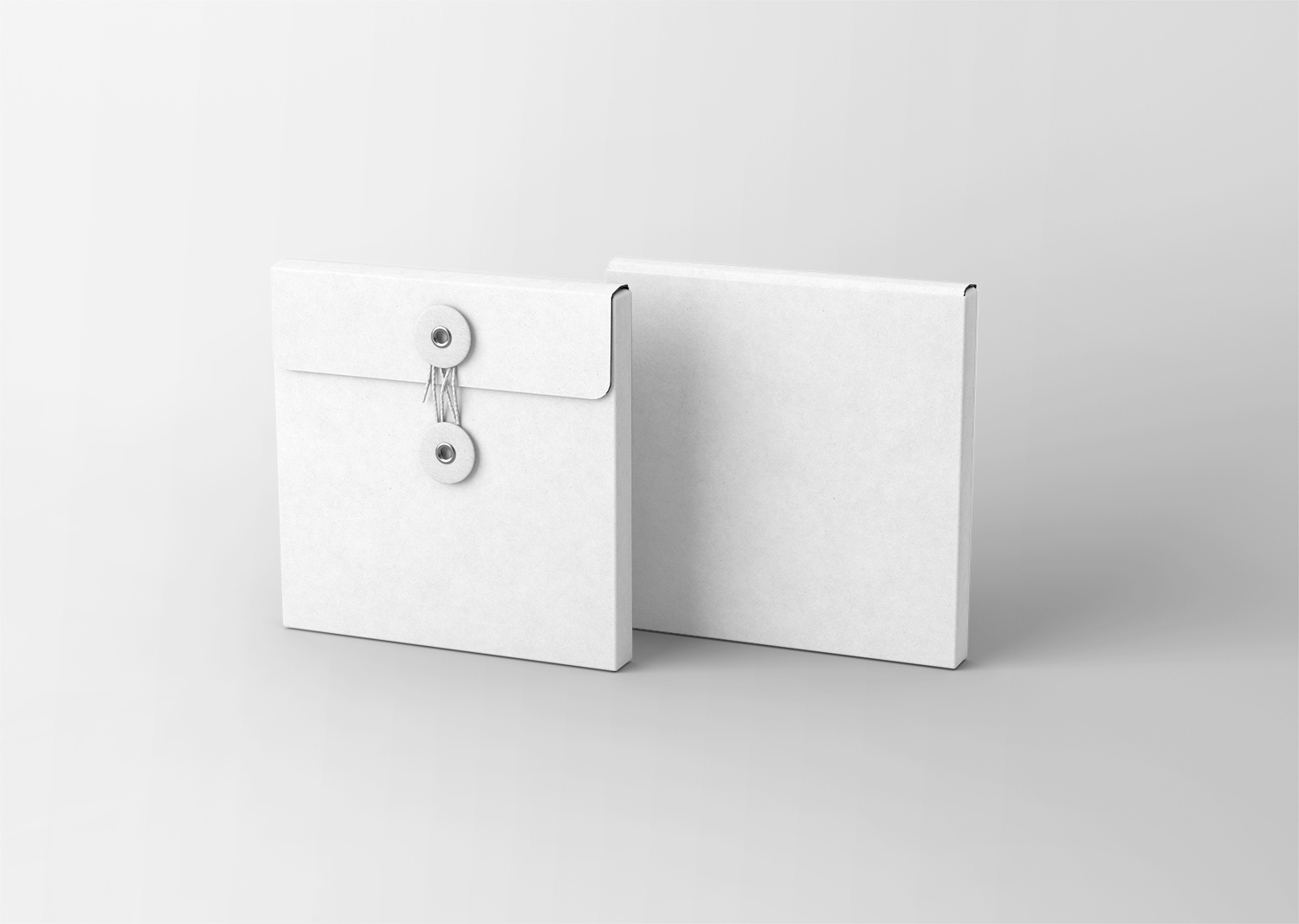 Square String Envelope Free Mockup