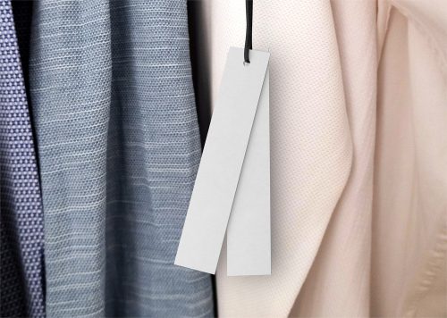 Two Hanging Label Tag Free Mockup