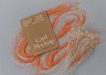 Cards with Twig Free Mockups