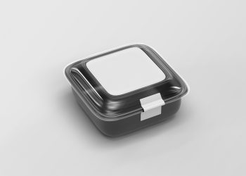 Disposable Food Container Free Mockup