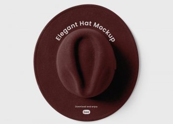 Elegant Hat Free Mockup