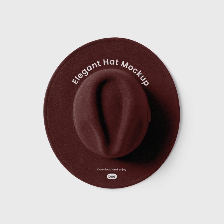 Elegant Hat Free Mockup