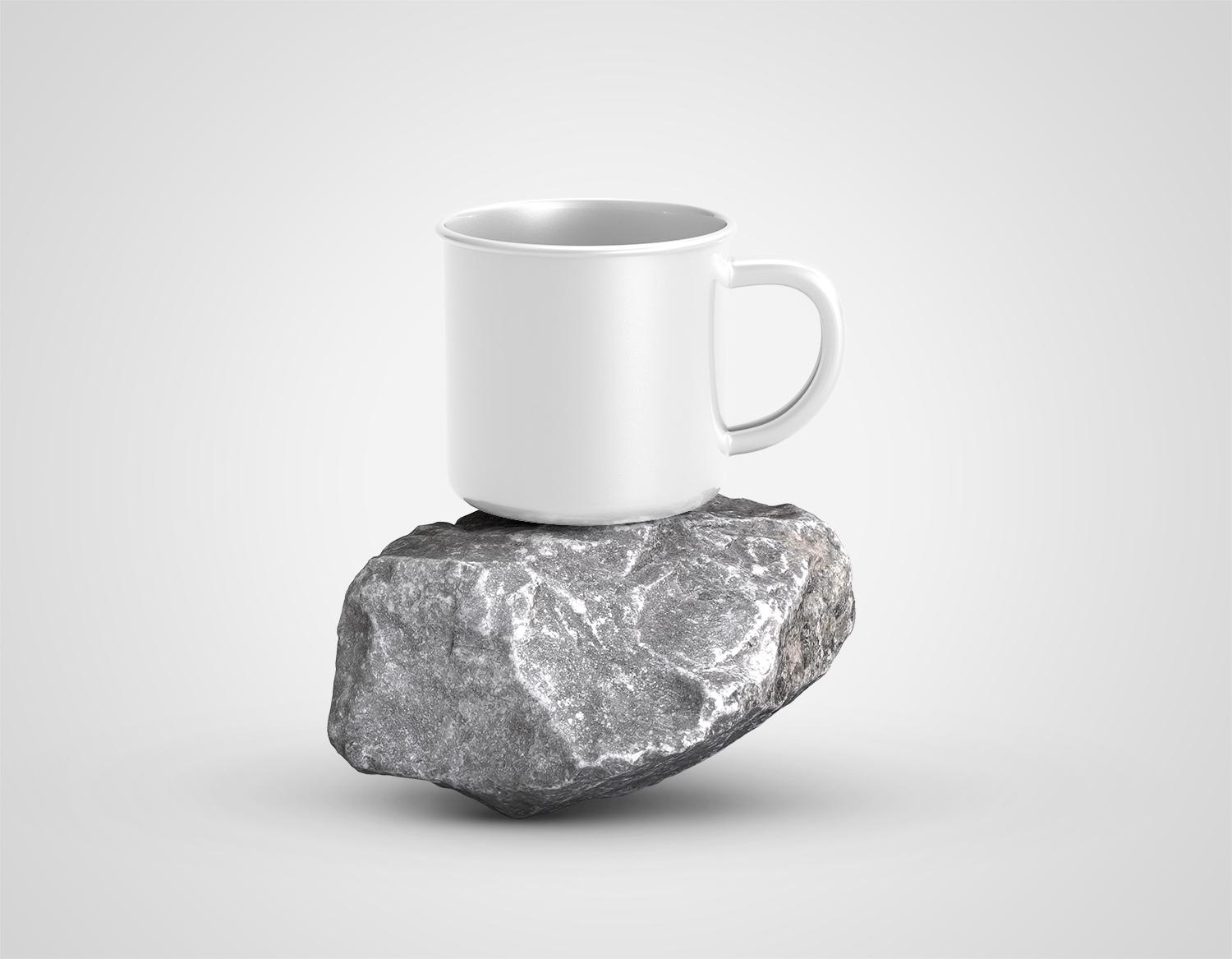 Enamel Mug Free Mockup