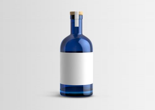 Gin Bottle Free Mockup