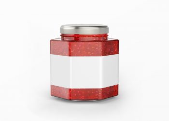 Jam Glass Jar Free Mockup