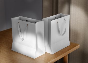 Paper Shopping Bag Free Mockup