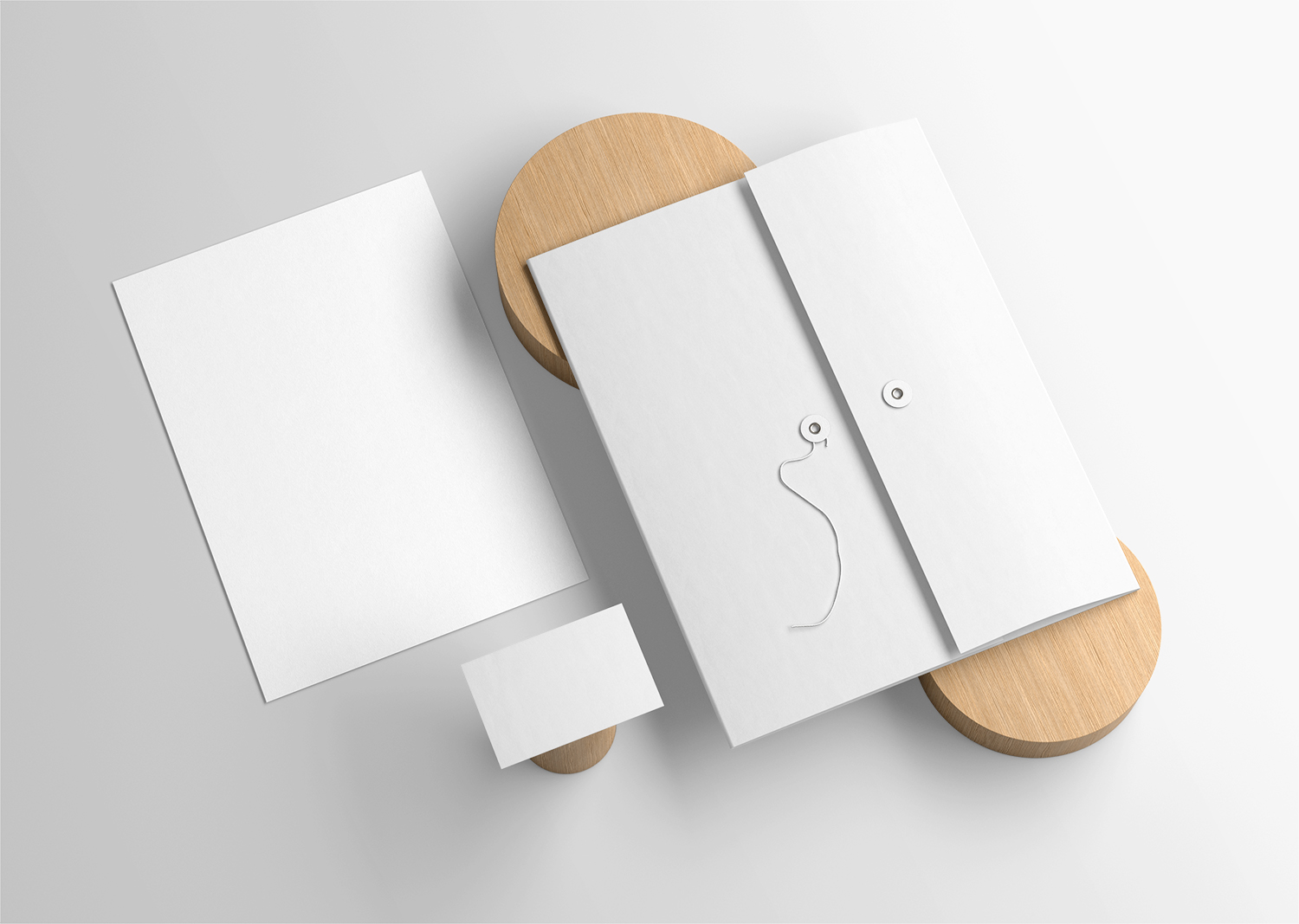 Simple Stationery Free Mockup